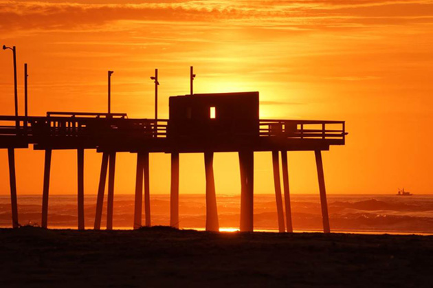 Avalon Fishing Pier at Sunrise - NJ
