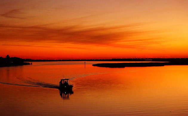 November Sunset - Fishermen