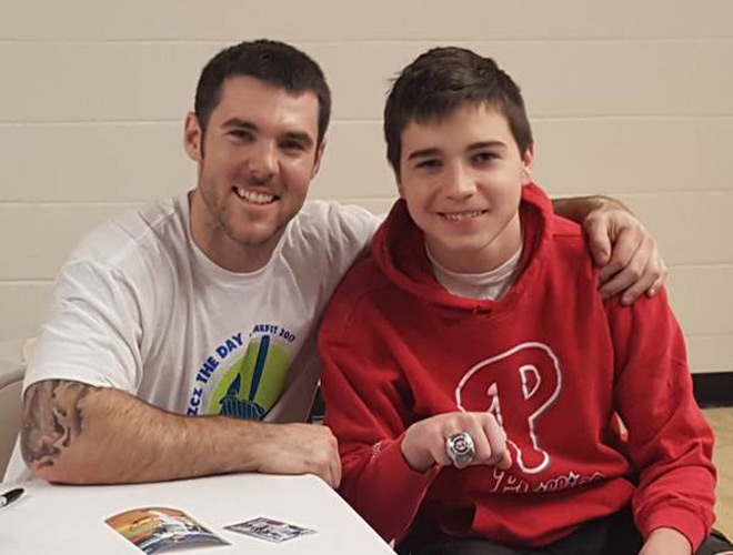 Matt Szczur and Paul Leise