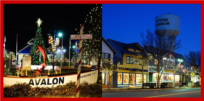 Christmas in Avalon and Stone Harbor, NJ